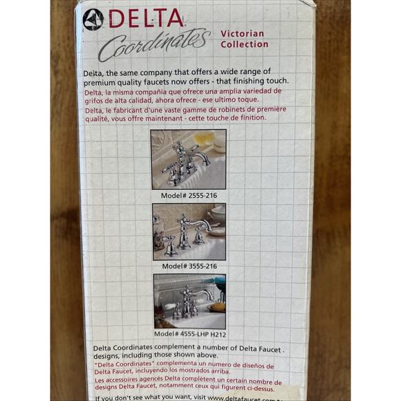 Delta 75060-CB Stainless Steel Toilet Flush Lever Front Mount Handle Victorian - Picture 6 of 7